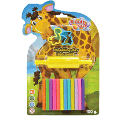 Kiddy Clay Modelling Clay 12 Colors St-100-12+2sm