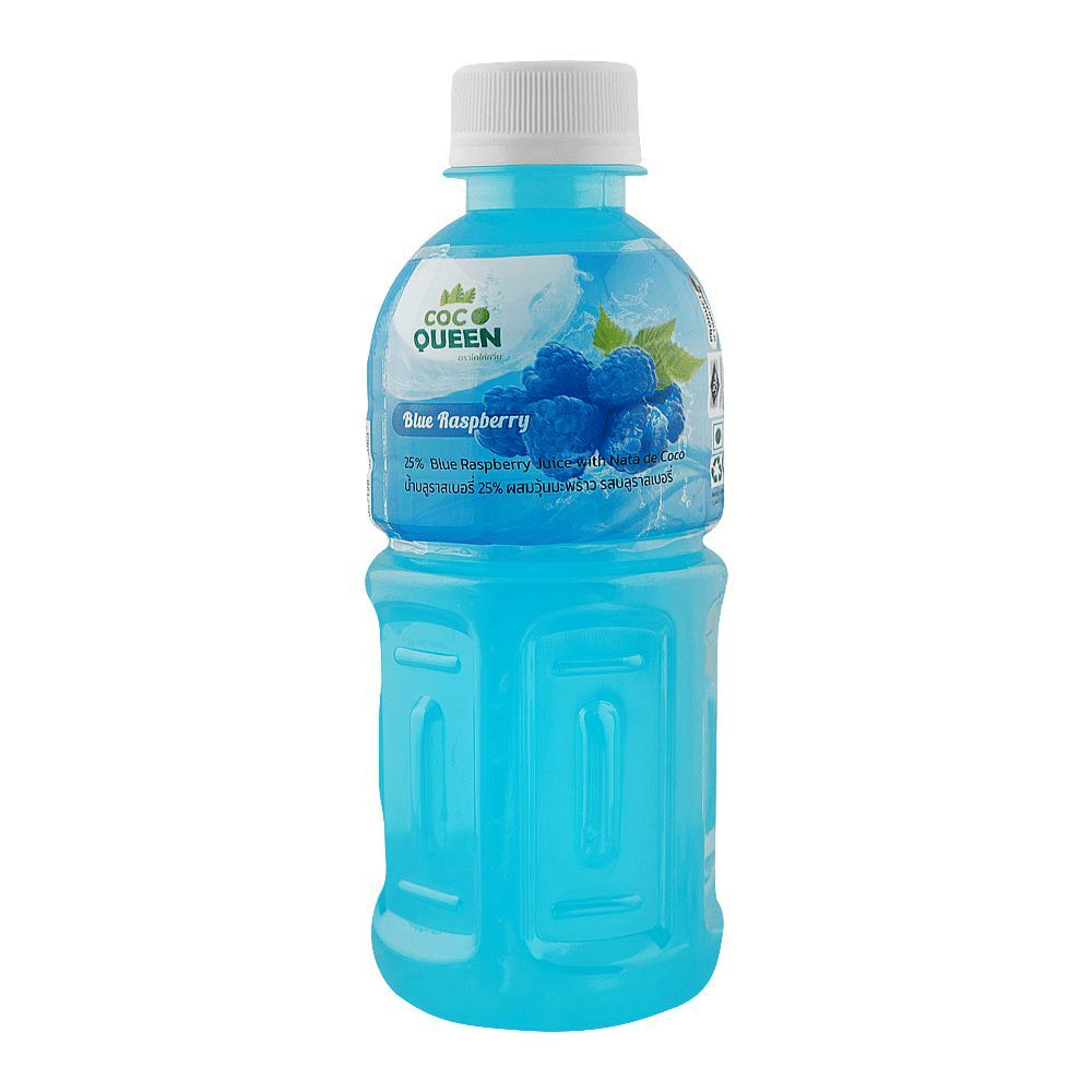 Coco Queen Blue Raspberry Juice With Nata De Coco 320ml