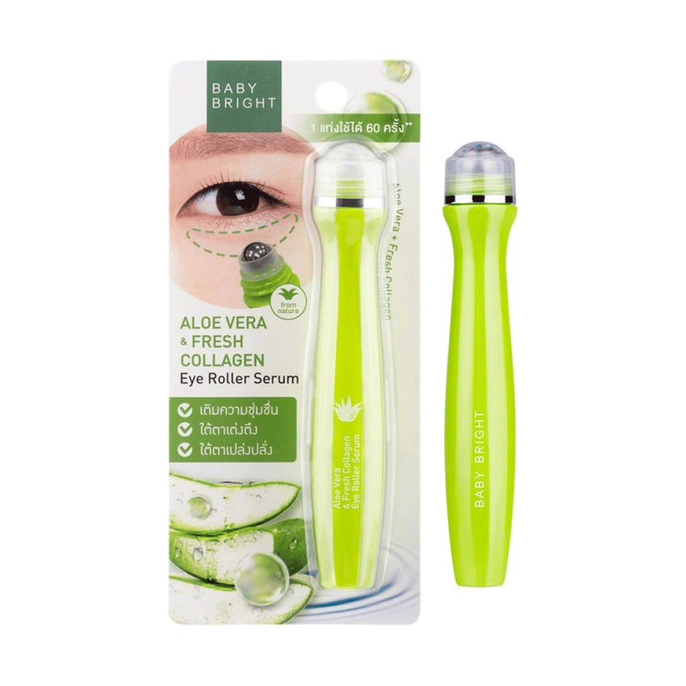 Baby Bright Aloe Vera & Fresh Collagen Eye Roller Serum 15ml