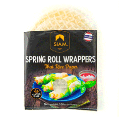 Siam Spring Roll Wrappers Thai Rice Paper 100g 20s