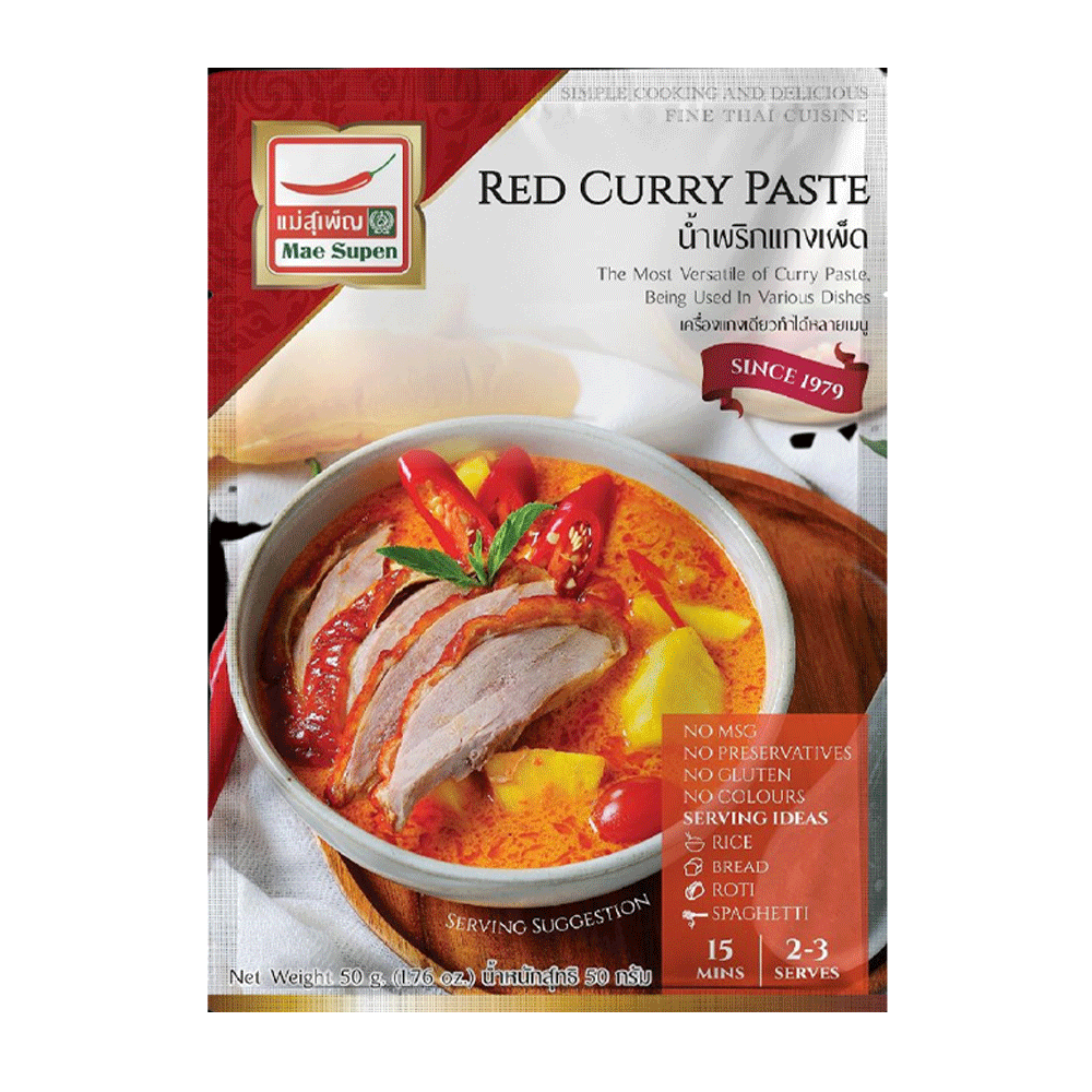 Mae Supen Red Curry Paste 50g