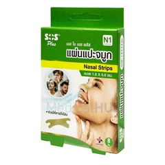 Sos Nasal Strips N1 8s Box