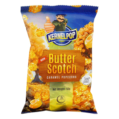 Kernel Pop Butter Scotch Popcorns 50g