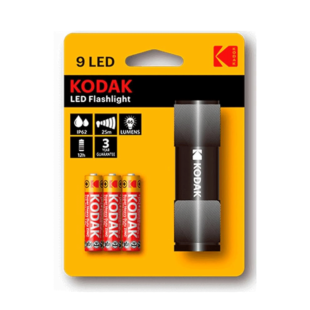 Kodak 9 Led Flashlight With Battery 30412446