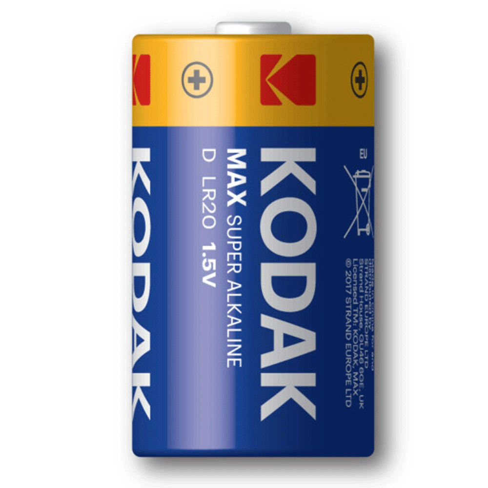 Kodak Max Super Alkaline Battery D Bp-2