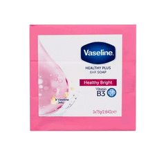 Vaseline Healthy Plus Bar Soap Healthy Bright 3x75g