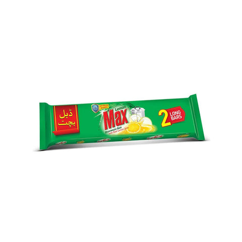 Lemon Max Dishwash Long Bar 2pcs 530g