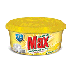 Lemon Max Dishwash Paste Yellow 480g
