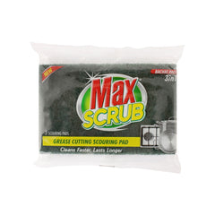 Max Grease Cutting Scouring Pad Bachat Pack 3in1