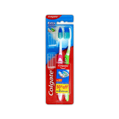 Colgate Extra Clean Soft Toothbrush 2s