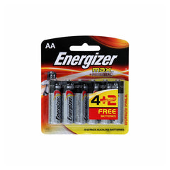 Energizer Max Cells Aa 4+2