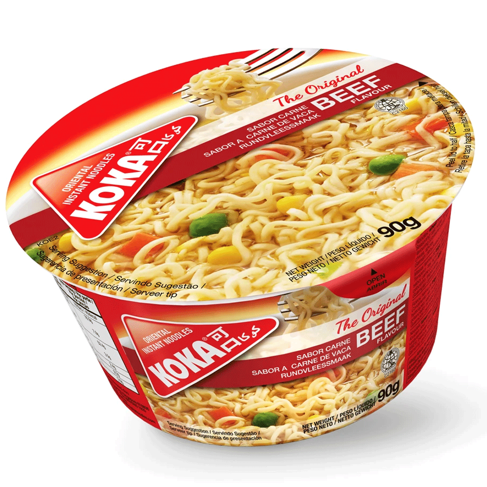 Koka Beef Flavour Noodle Bowl 90g