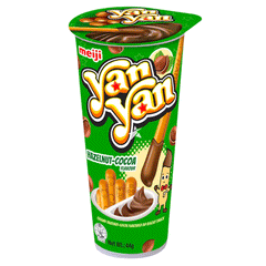 Meiji Yan Yan Creamy Hazelnut-cooa Dip Biscuit 44g