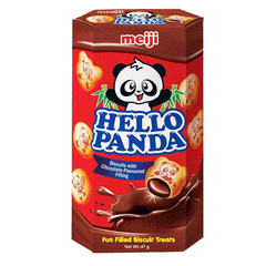 Meiji Hello Panda Fun Filled Biscuit Treats 47g