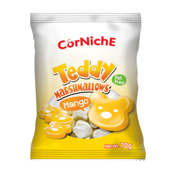 Corniche Teddy Marshmallows Mango Fat Free 70g