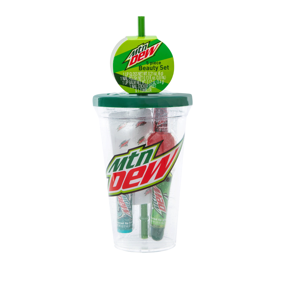 Mtn Dew Tumbler Beauty Set 5s