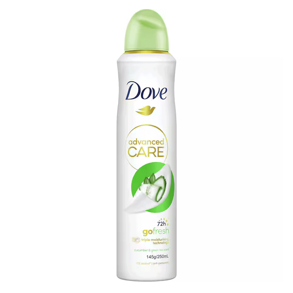 Dove Advanced Care Cucumber & Green Tea Scent Body Spray 150ml