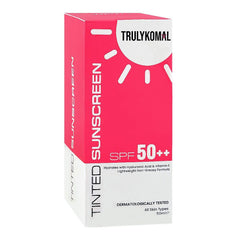 Truly Komal Tinted Sunscreen Spf 50++ 50ml