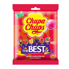 Chupa Chups Mixed Fruit Flavor Lollipop 93g 10s