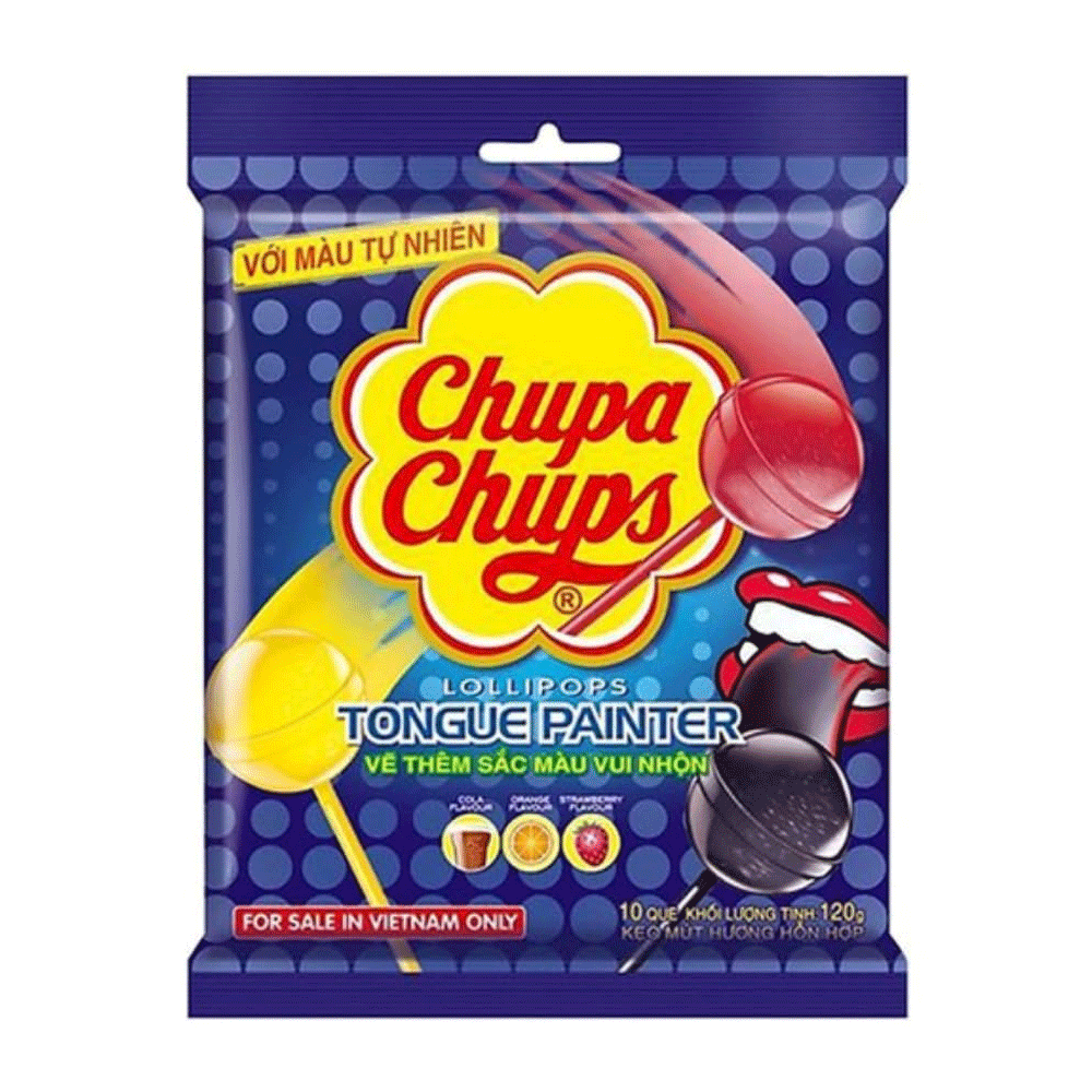 Chupa Chups Tongue Painter Lollipops 93g – Springs