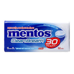 Mentos Menthol Clean Breath 30 Mints 35g
