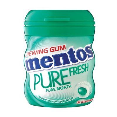 Mentos Full Fresh Winter Green Chewing Gum Bottle 61.25g