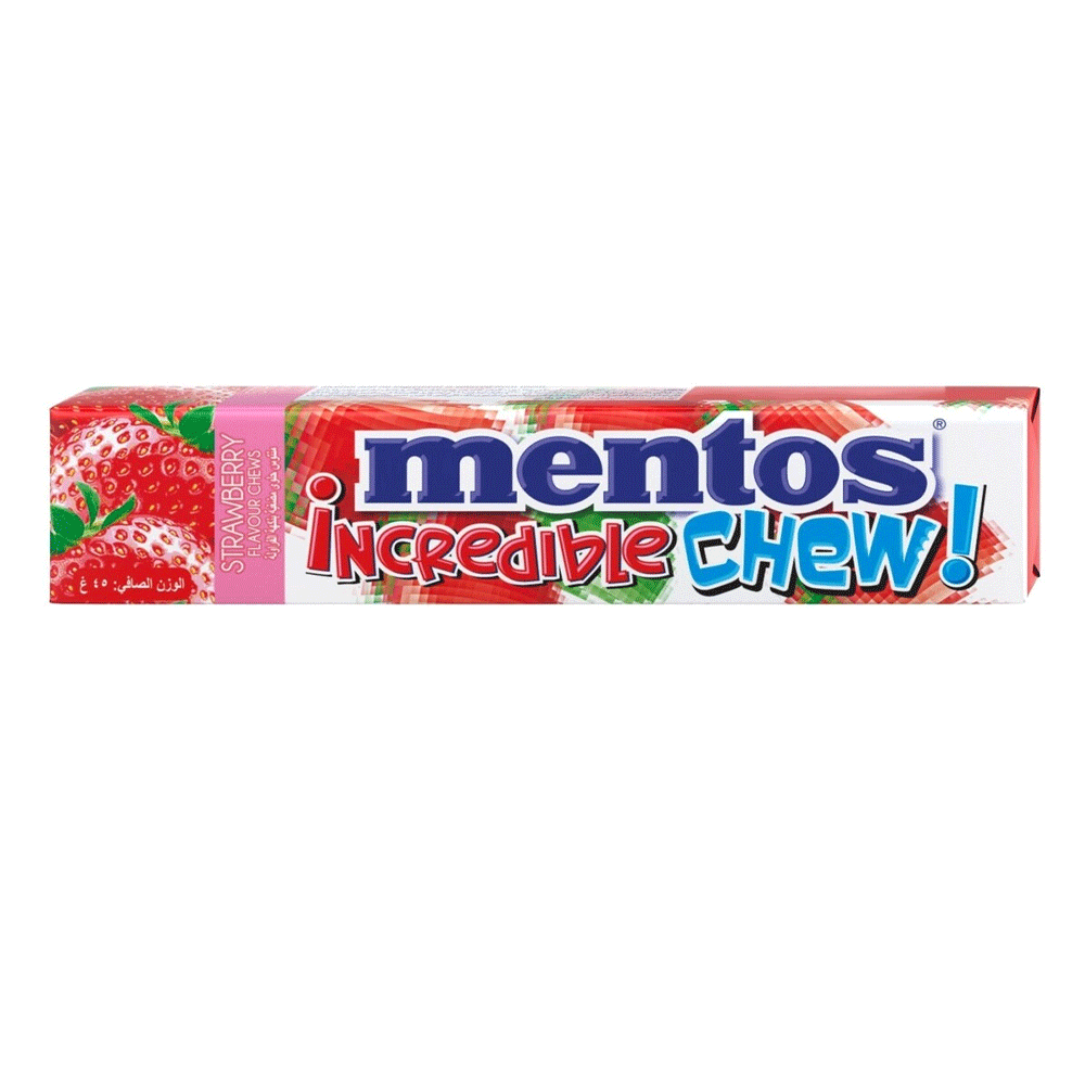 Mentos Strawberry Incredible Chew 45g