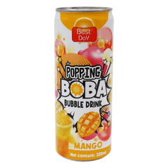 Best Day Popping Boba Mango Bubble Drink 320ml