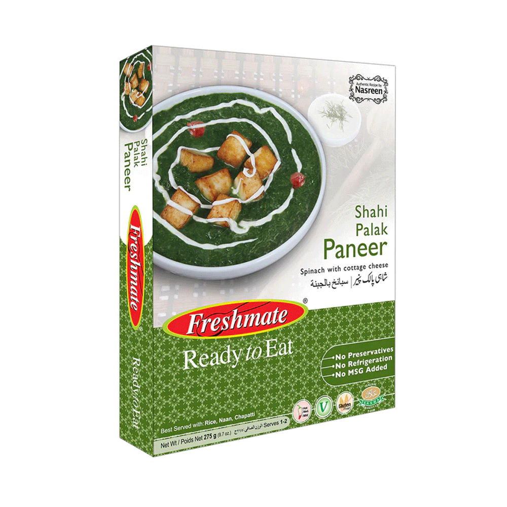 Freshmate Shahi Palak Paneer Ready To Eat 275g
