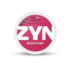 Zyn Sour Ruby Nicotine Pouches Medium