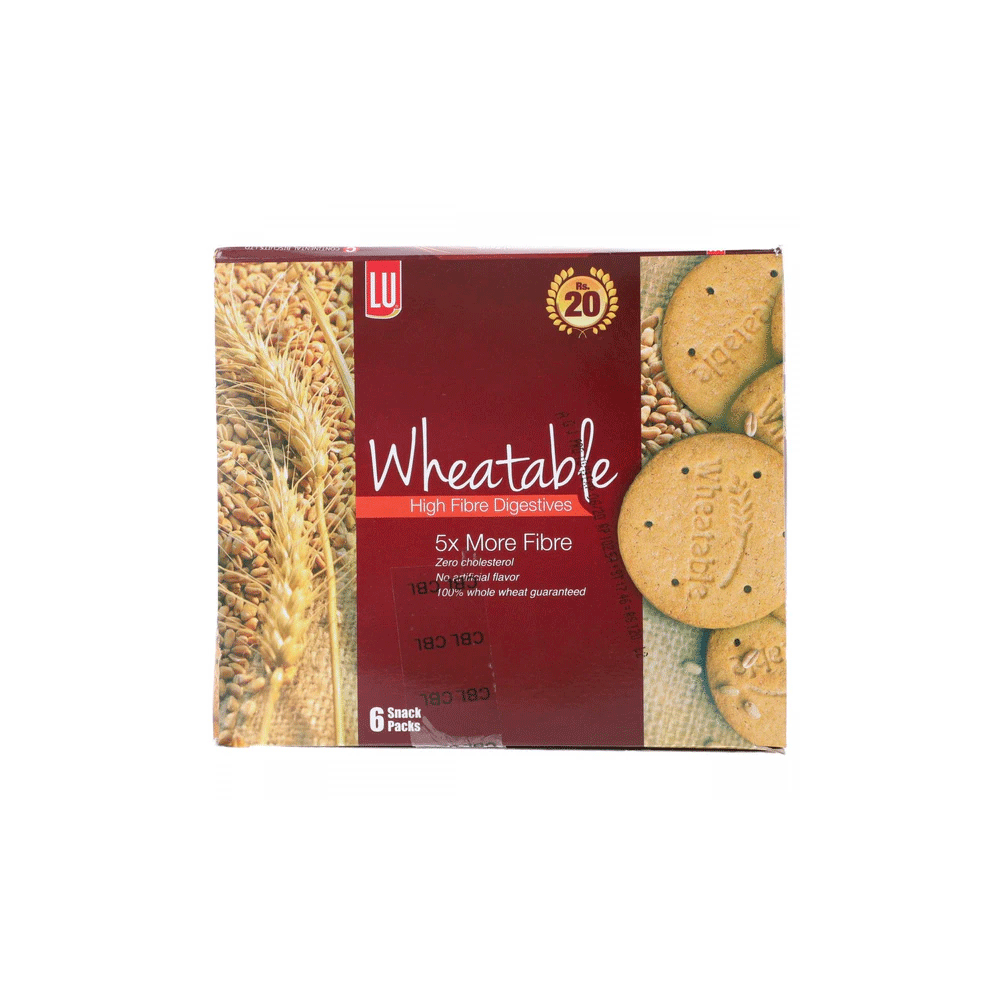 Lu Wheatable High Fibre Ticky Pack Biscuits 15pcs