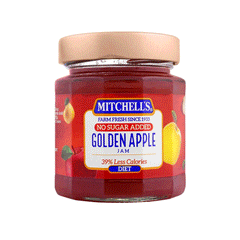 Mitchells Diet Golden Apple Jam 300g