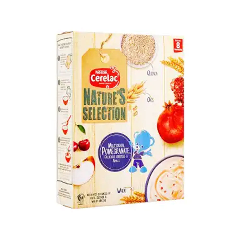 Nestle Cerelac Multigrain Pomegranate, Cherries & Apple 350g