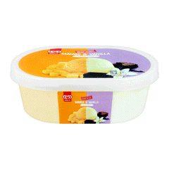Wall Ice Cream Mango And Vanilla Tub 800ml