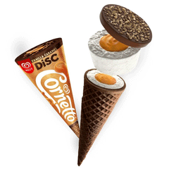 Walls Cornetto Caramel Vanilla Disc 105ml