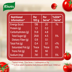 Knorr Tomato Ketchup 400g