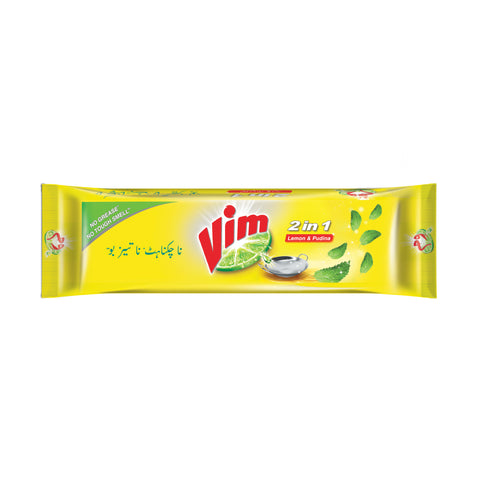 Vim Dish Bar Offer 2 in 1 Lemon & Podina 230g