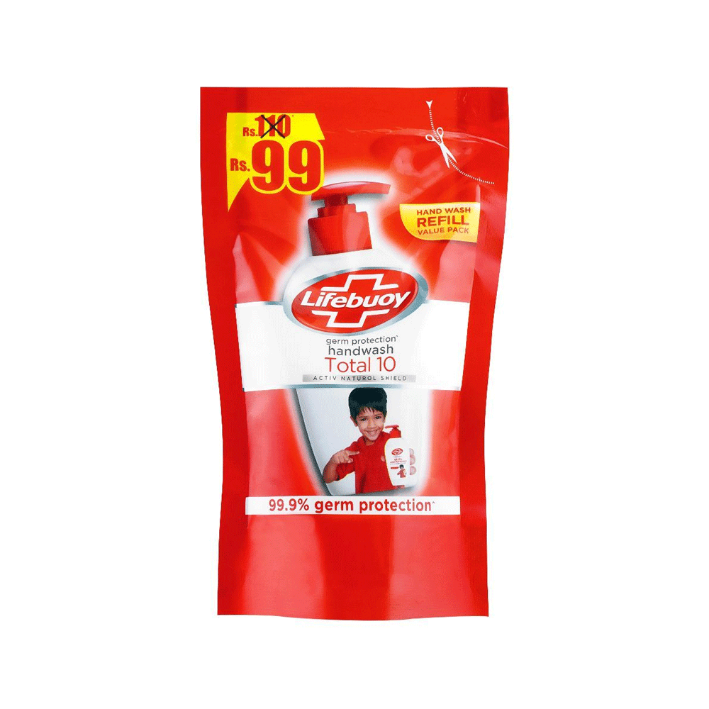 Lifebuoy Total 10 Hand Wash Pouch 170ml