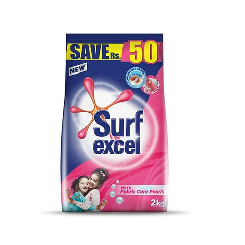 Surf Excel With Fabric Care Pearls Washing Powder 2kg