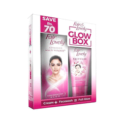 Glow & Lovely Cream+facewash Glow Box