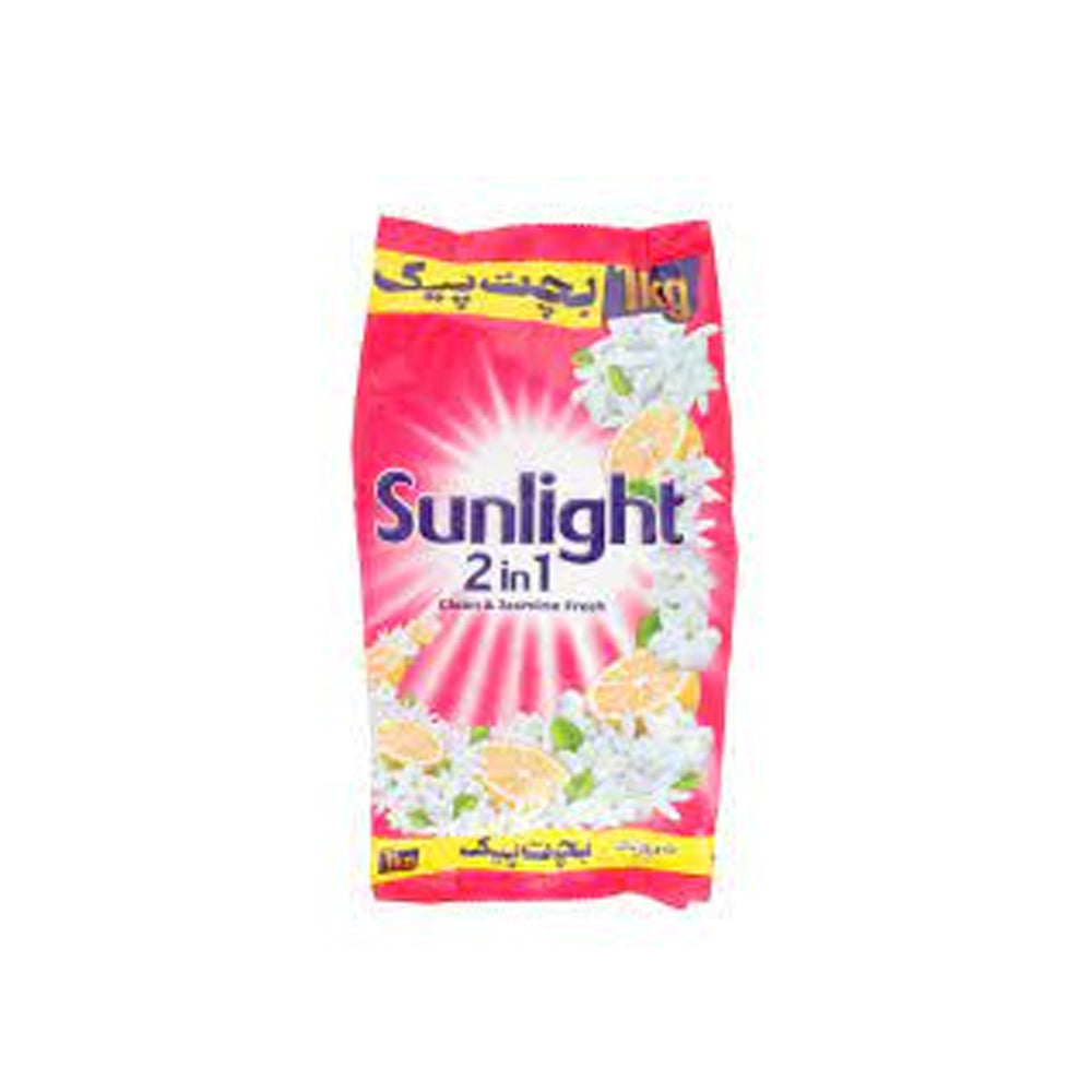 Sunlight 2in1 Clean & Jasmine Fresh Powder 1kg