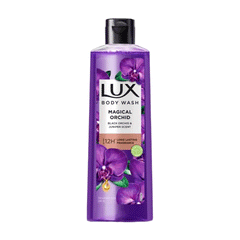 Lux Body Wash Magical Orchid Black Orchid & Juniper Scent With Loofah 250ml