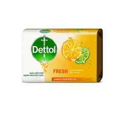 Dettol Lemon Frsh Antibactarial Bar Soap 110g