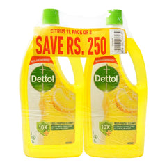 Dettol Floor Cleaner Citrus Promo Pack 1 liter