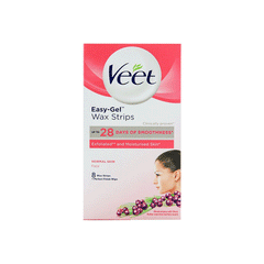 Veet Normal Body+face Wax Strip Pack