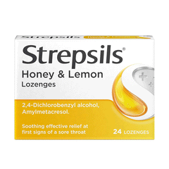 Strepsils Herbal Lozenges Honey & Lemon 6s (local)