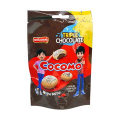 Bisconni Cocomo Tripple Chocolate Cream-filled Biscuits 39.6g