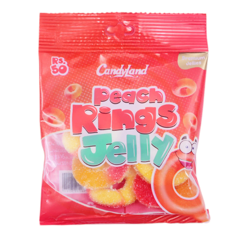 Candy Land Peach Rings Jelly 36g