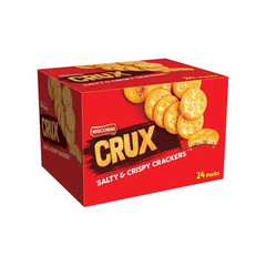Bisconni Crux Salty & Crispy Flavored Bites Crackers 24s