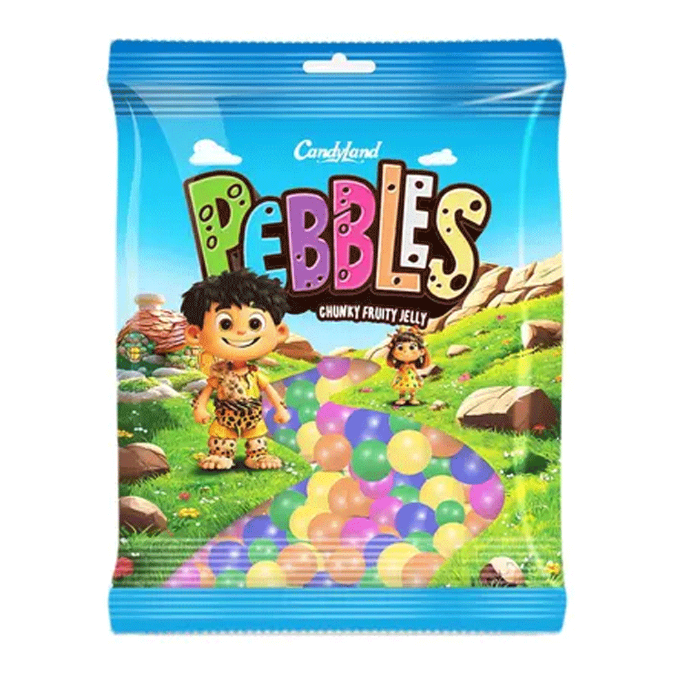 Candy Land Pebbles Chunky Fruity Jelly 50g